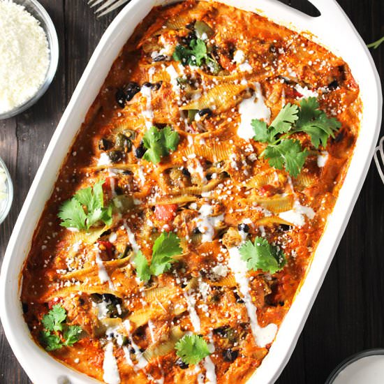 Cheesy Tex-Mex Chicken Shells
