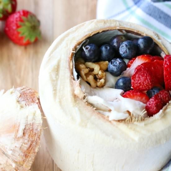 Coconut Berry Granola Bowl