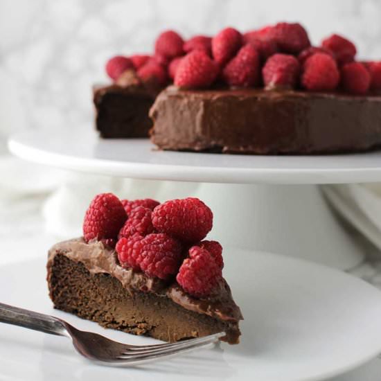 Chocolate Cake with Banana Frosting