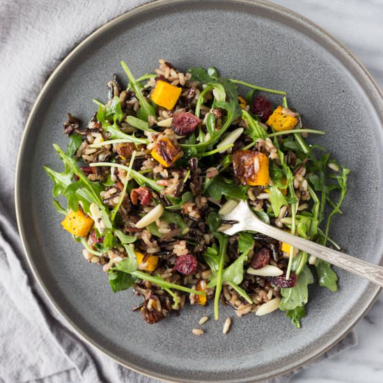 Wild Rice and Arugula Salad