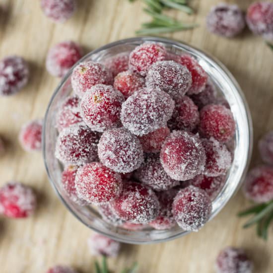 Sugar Coated Cranberries