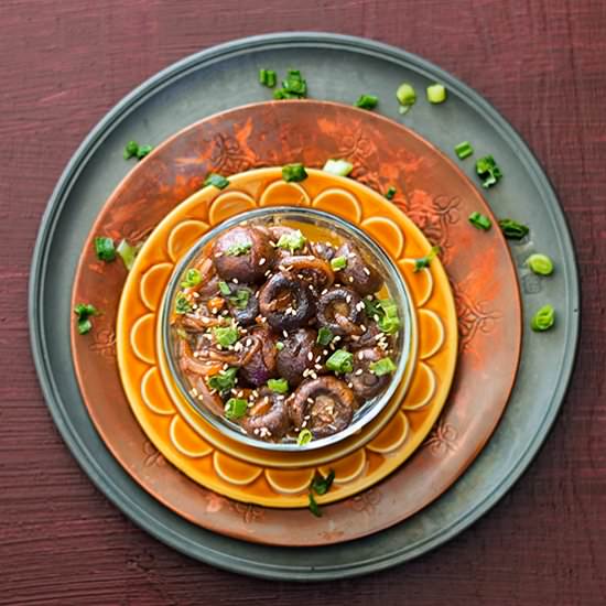 Roasted Garlic Mushrooms