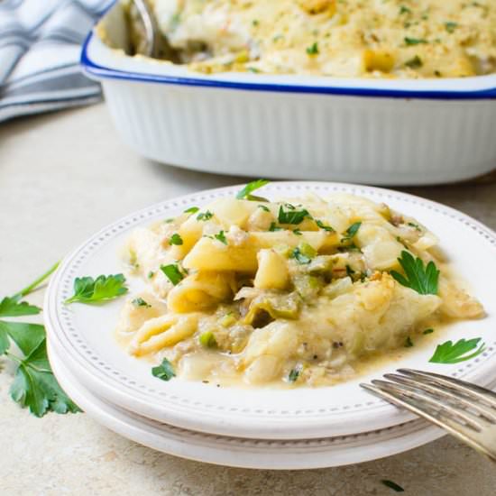 Braised Pork Penne Casserole