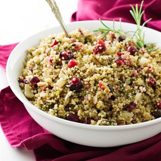 quinoa cranberry pilaf