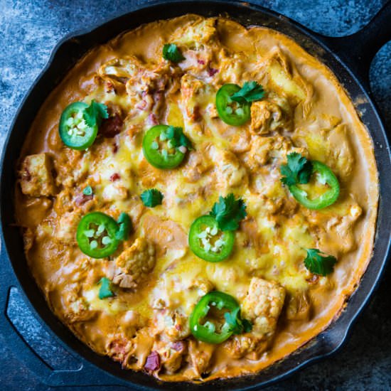 Chicken Enchilada Cauliflower Casse