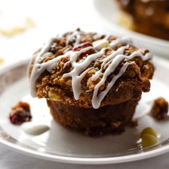 Cranberry White Chocolate Streusel