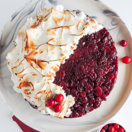 Cranberry Guava Upside-Down Cake