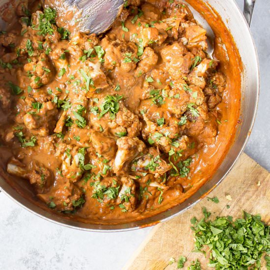 Vegetarian Keto Tikka Masala