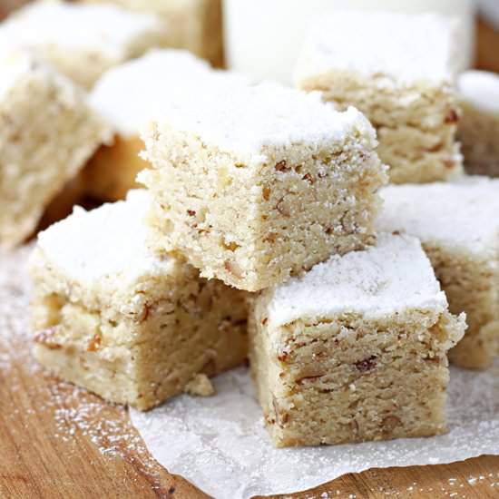 Russian Teacake Squares