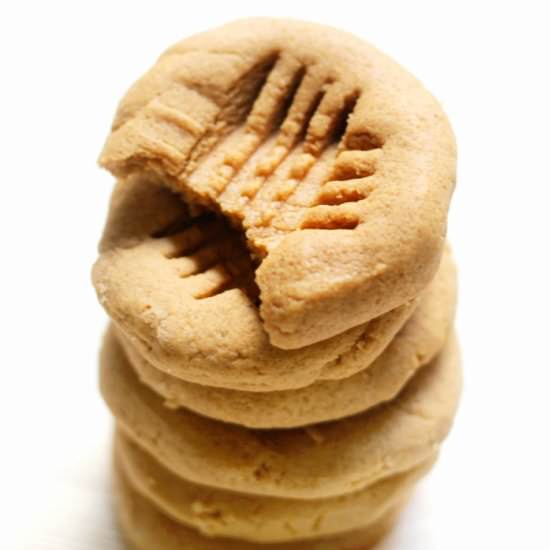 3-Ingredient Peanut Butter Cookies
