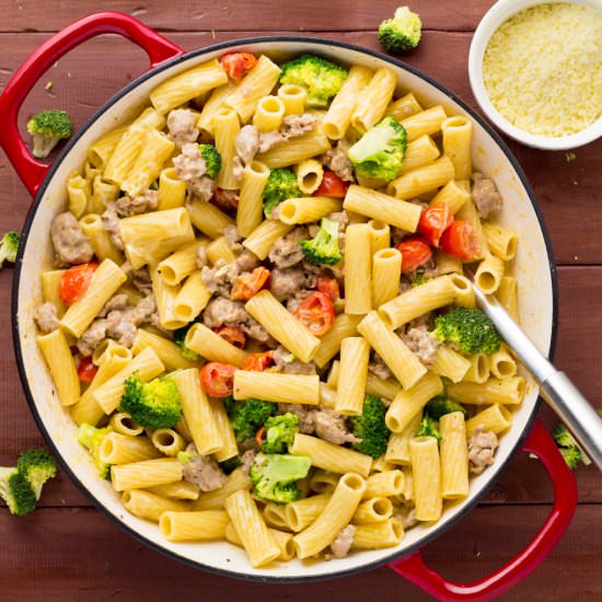 Pork & Broccoli Rigatoni