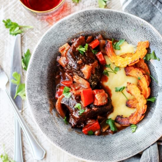 Red Wine Braised Short Ribs