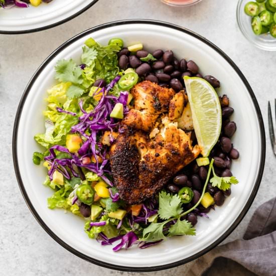 Blackened Tilapia Bowl
