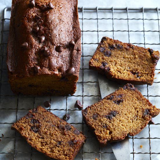 Chocolate Chip Pumpkin Bread