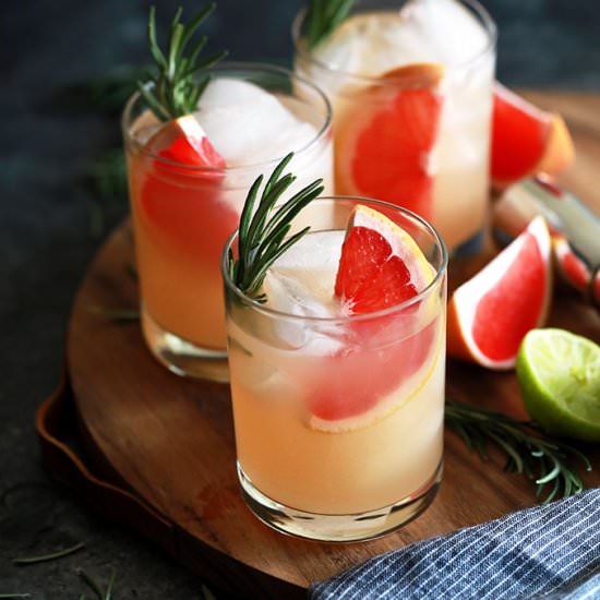 Rosemary Greyhound Cocktail
