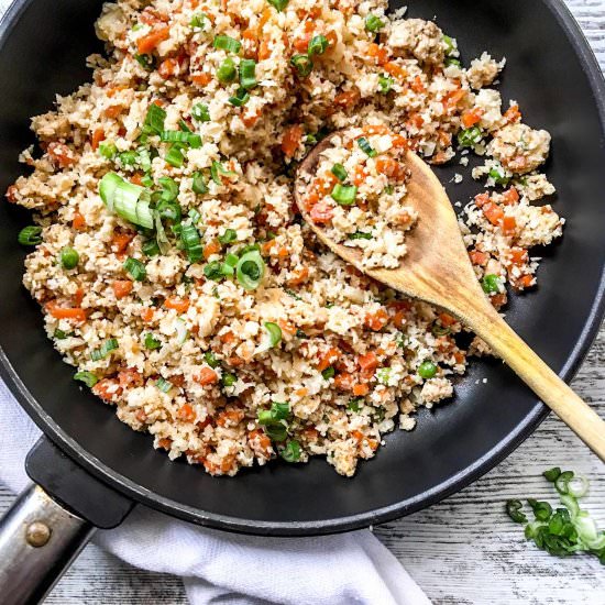 Cauliflower Couscous w Chicken