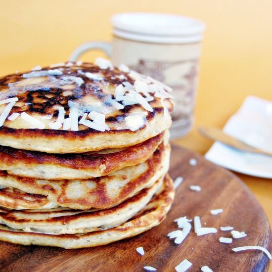 Kefir And Kasseri Cheese Pancakes