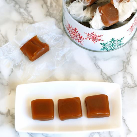Apple Cider Caramels