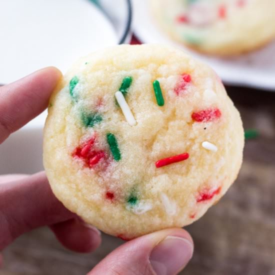 Holiday Sprinkle Cookies