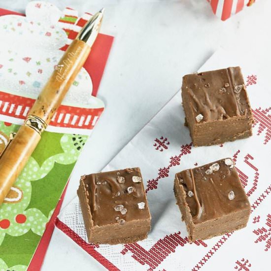 Boozy Bourbon Chocolate Fudge