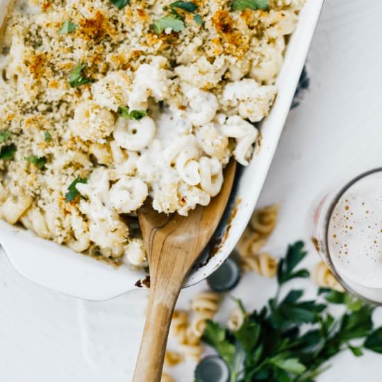 Beer and Blue Cheese Mac and Cheese