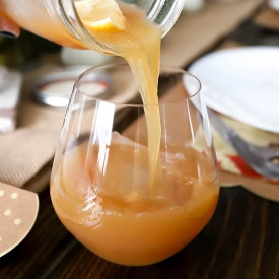 Bourbon Apple Cider Spritzer