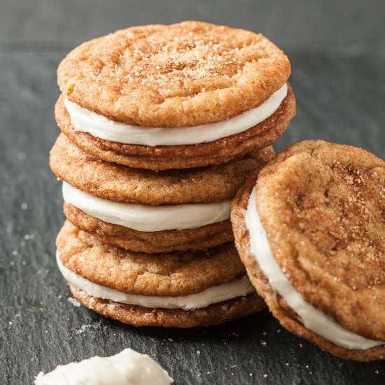 Snickerdoodle Sandwich Cookies