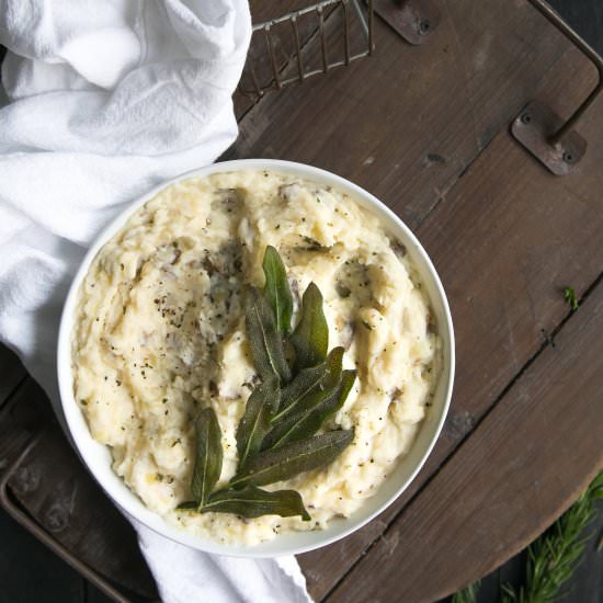 Four Cheese Mashed Potatoes