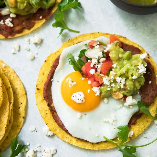 Black Bean Hummus Breakfast Tostada