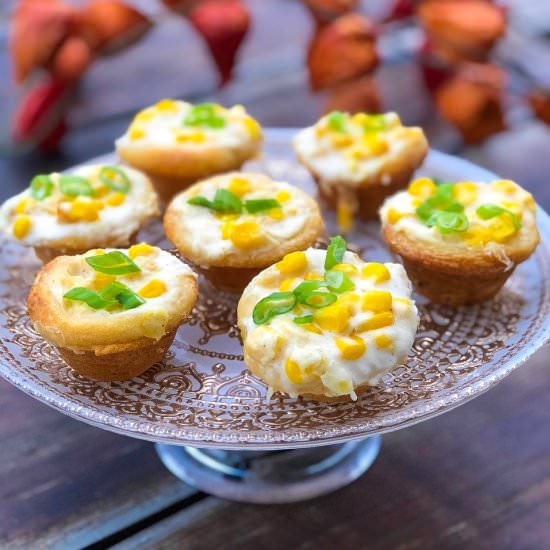 Creamed Corn Biscuit Cups