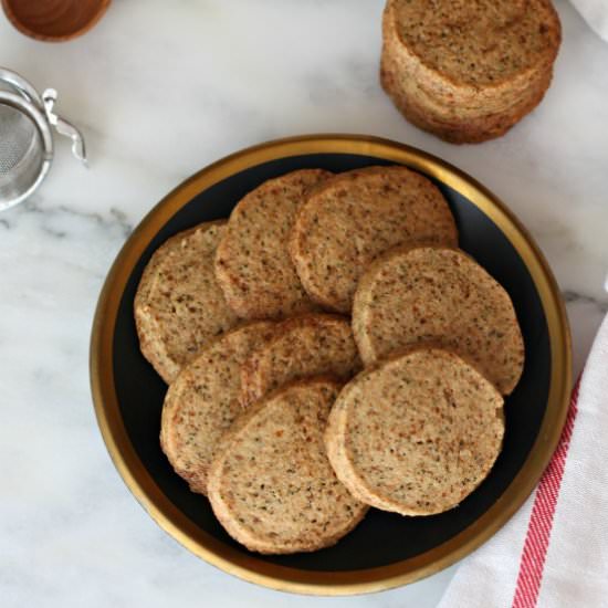 Earl Grey Shortbread Cookies