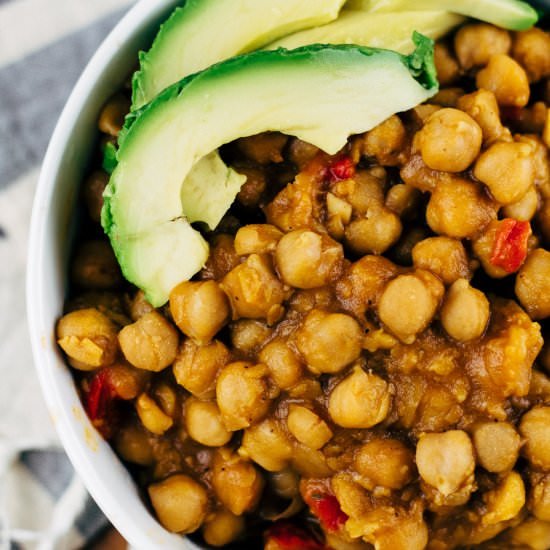 Vegan Garbanzo Bean Soup