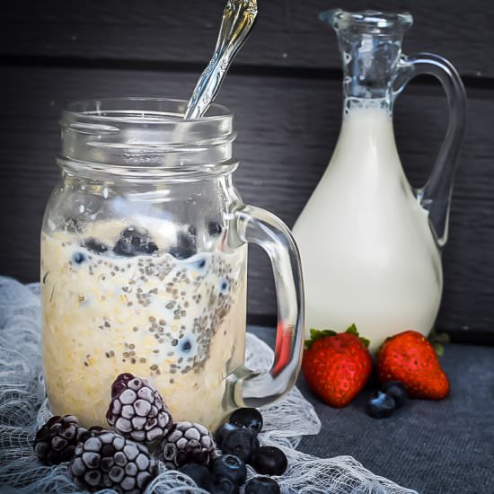 Blueberry Overnight Oats