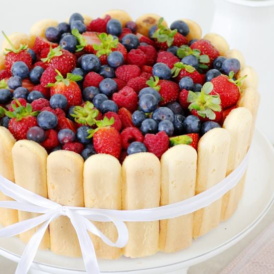 Chocolate, Berry Vanilla Charlotte