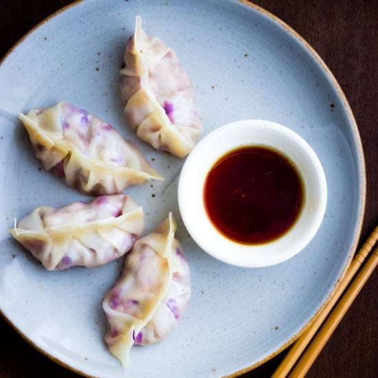 Chicken Dumplings with Shiitake