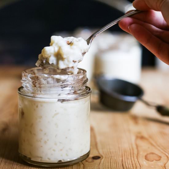 Stove Top Spiced Rice Pudding
