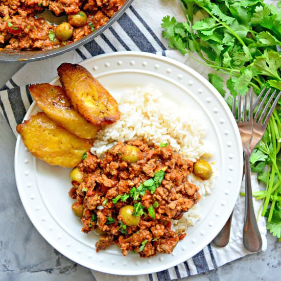 Skillet Picadillo
