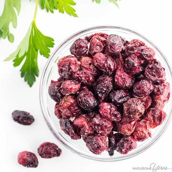 Dried Cranberries – No Sugar
