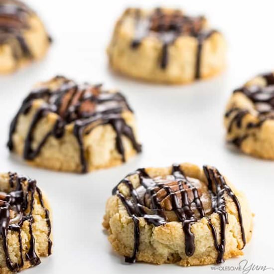Caramel Pecan Turtle Cookies (GF)