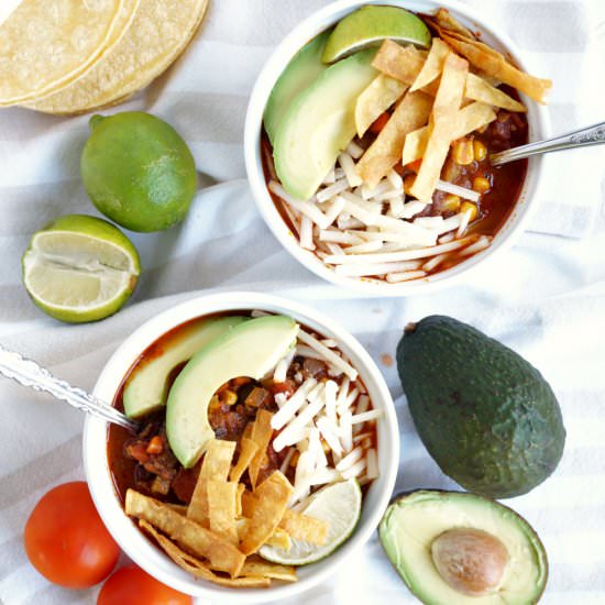 Vegan Chorizo Taco Chili
