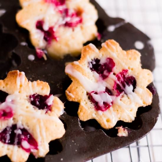 Meyer Lemon Cranberry Mini Cakes