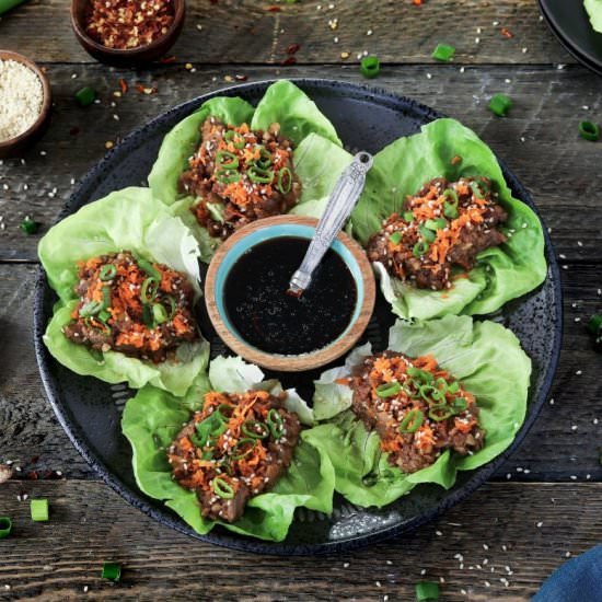 Umami Vegan Lettuce Wraps