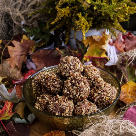 Pumpkin Dulce De Leche Pecans Balls