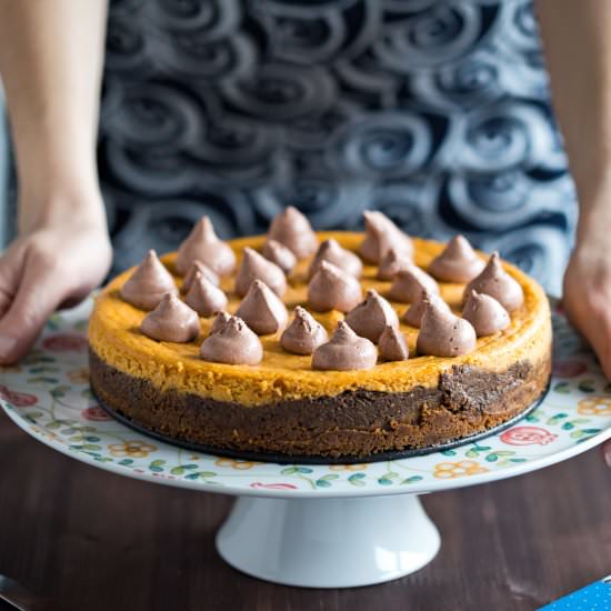 Sweet Potato Layer Cheesecake