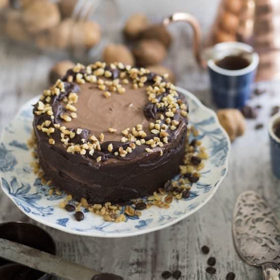 Walnut Mocha Cake