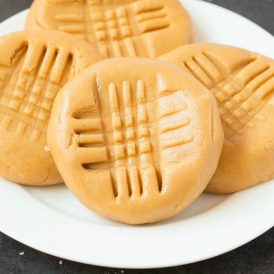 3 Ingredient Peanut Butter Cookies