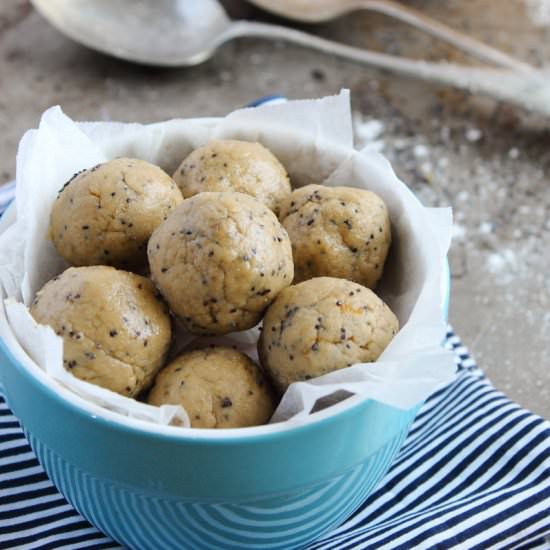 Orange Poppyseed Protein Bites