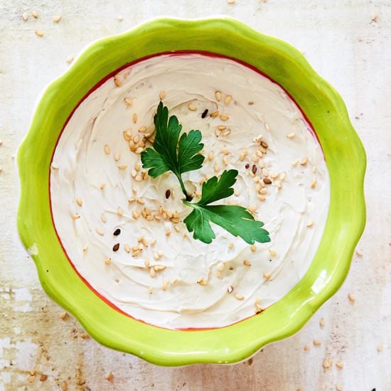 Sesame Soy Cream Cheese Dip