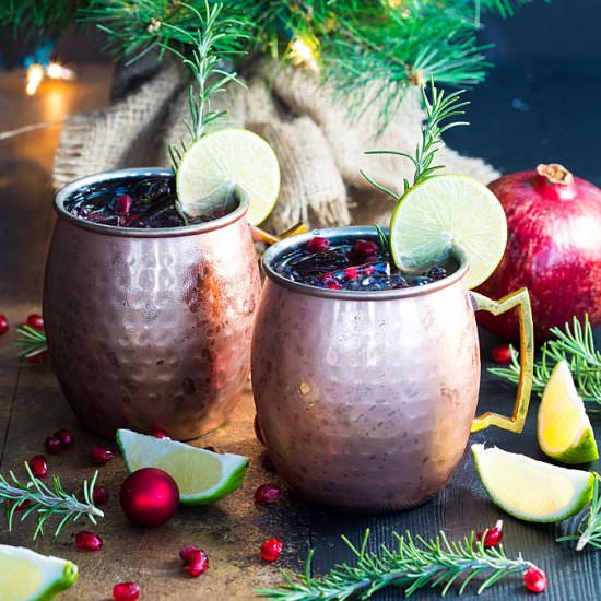 Pomegranate Moscow Mule