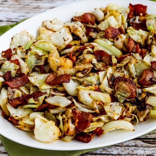 Fried Cabbage with Bacon